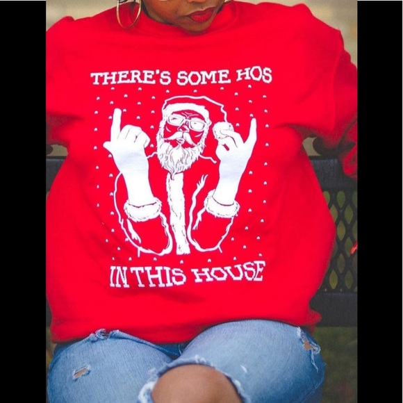 There’s Some Ho’s In This House” Long Sleeve Shirt - Picture 1 of 3